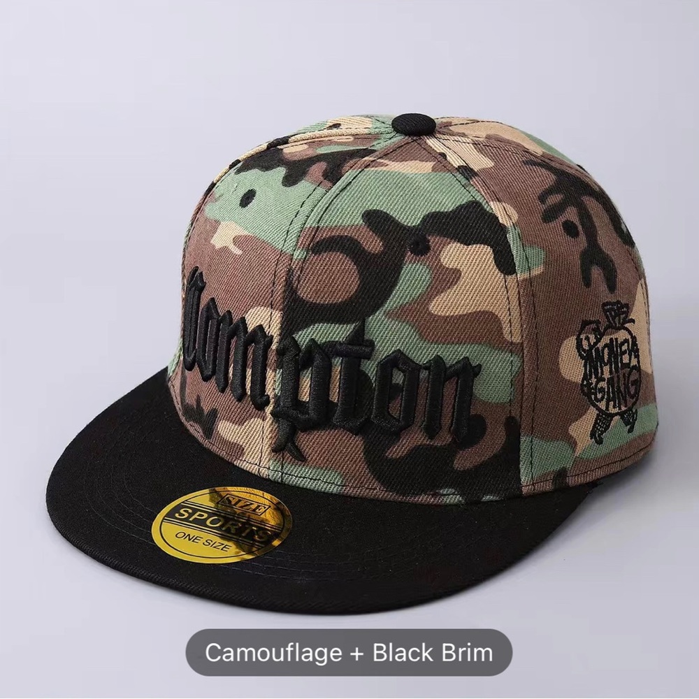 New Trendy Baseball Cap With Letters Embroidery For Men Compton Money Gang - Picture 6 of 10